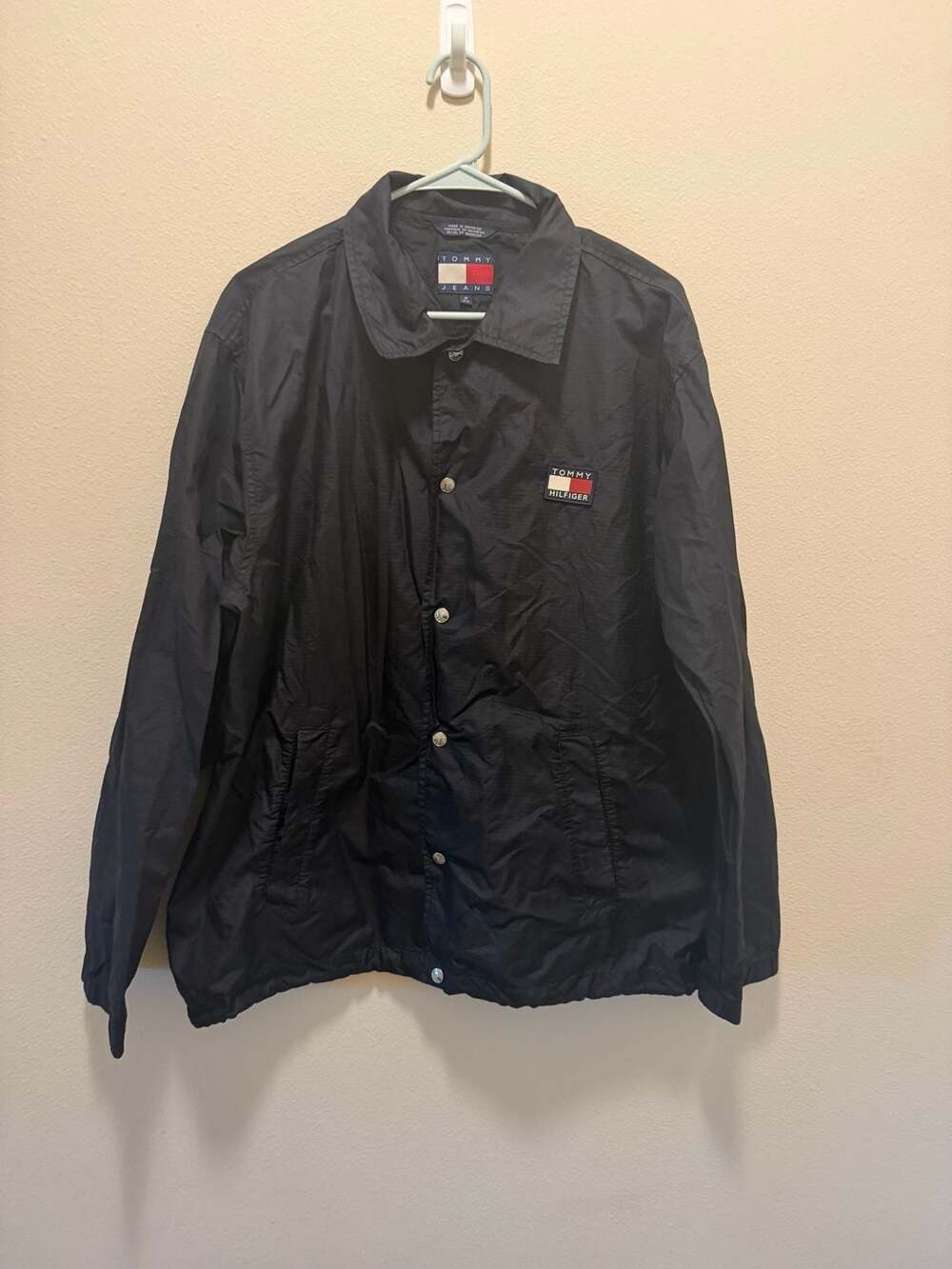 Tommy Jeans Vintage 90s Nylon Coach Jacket Size M